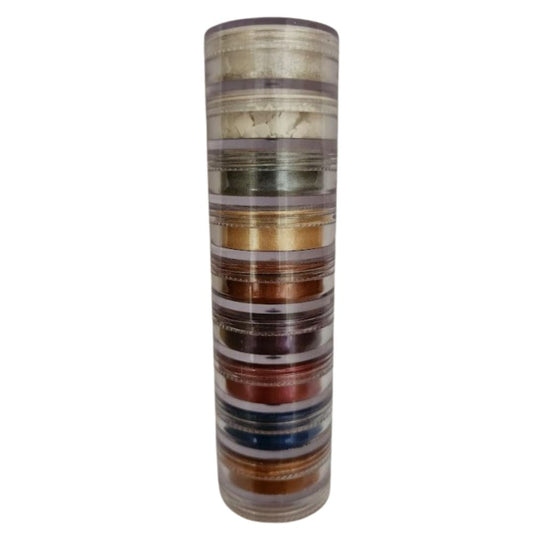 Nailart Pigment Turm 9 St. Set Chrome Pigmente