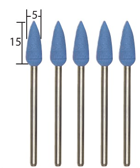 XENOX Silikonpolierer- Geschossform - 5 St.