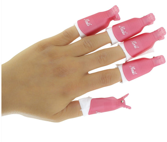 Shellac UV Polish Remover  Soak-Off Clips 10 Stück.